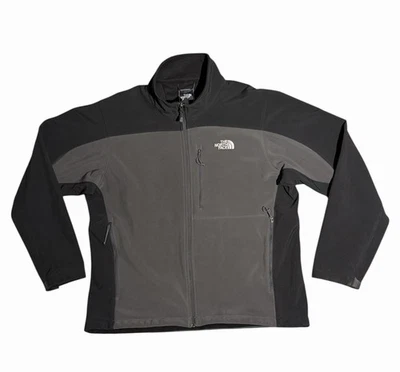 The North Face Men’s Apex Bionic Softshell Jacket Fleece Lining Black/ Gray XL - Image 1 of 4