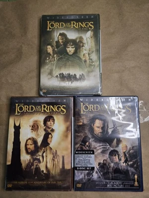 Lord of the Rings DVD Trilogy Movies Wide Screen And Special Features 6 Discs - Image 1 of 2