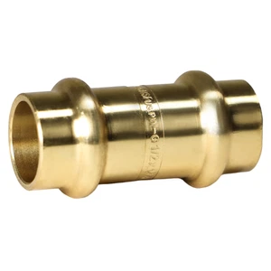 5 Pieces XFITTING 1/2" Press Coupling, Press Fit, Lead Free Brass - Picture 1 of 6