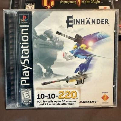Einhander Sony PlayStation 1 1998 PS1 CIB Tested Authentic - Image 1 of 4