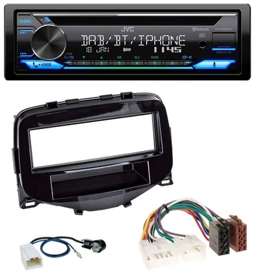 JVC Bluetooth MP3 USB DAB CD Autoradio für Toyota Aygo (2014-2021) - Bild 1 von 4