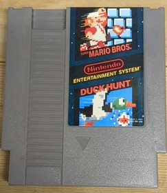 Super Mario Bros. Duck Hunt Nintendo NES Game Tested Working Cartridge