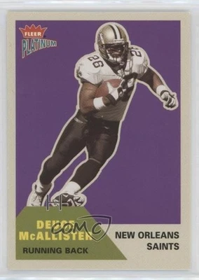 2002 Fleer Platinum Deuce McAllister #41 - Image 1 of 2