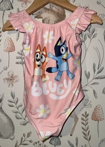 Girls Age 12-18 Months - Bluey Swimming Costume - Picture 1 of 2