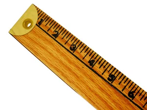 1 x CS Osborne 72" Double Sided Wooden Rule (Brass Ends) R1606C - Picture 1 of 1