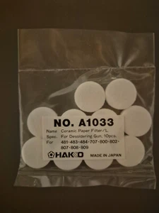 Filtro de papel cerámica HAKKO A1033 L / Nuevo - Imagen 1 de 2