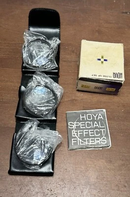 Hoya Genuine 49mm Close-Up Lens Set +1 +2 +4 Glass Lens Filter Japan 49 mm - Image 1 of 4