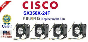 Paquete de 4 ventiladores de repuesto **Silenciosos** Cisco SX350X-24F bajo ruido mejor oficina en casa - Imagen 1 de 7