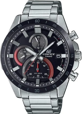 CASIO EDIFICE EFR-571DB-1A1VUEF EN ACERO CON CRONÓMETRO Y CALENDARIO - Imagen 1 de 4