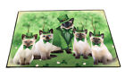 Siamese Cat Floor Mat Personalized Pet Door Mat Valentine Day Nwt