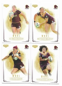2019 Nrl Elite WNRL (WNRL01 - 04) BRONCOS 4 Card Set - Picture 1 of 1