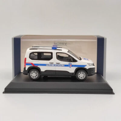 1/43 Norev Peugeot Rifter 2019 Police Municipale Diecast Models Car Collection - Image 1 of 4