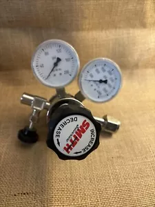 Miller-Smith Argon Nitrogen & Helium Welding Regulator 320 CGA Inlet - Picture 1 of 4