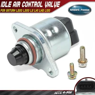 Idle Air Control Valve for Saturn L200 L300 LS LW1 LW2 L100 LW200 LW300 4-Pin - Image 1 of 4