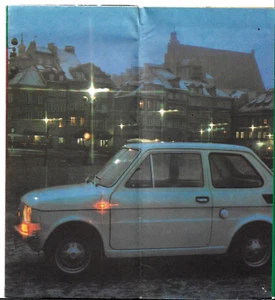 Polski-Fiat 126p 1978 Export Markets Foldout Sales Brochure In French - Picture 1 of 2