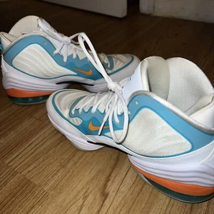 Nike Air Penny 5 Miami Dolphins 11 gently used - Picture 1 of 10