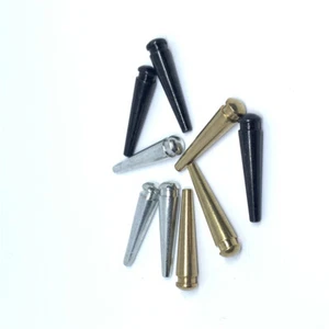9Pcs Premium Easy Grip Cribbage Pegs - Tapered Design with Gold Silver and Black - Picture 1 of 5
