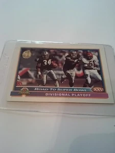 Vintage 1991 BOWMAN RAIDERS VS . BENGALS BO JACKSON #554 - Picture 1 of 2