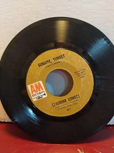 Claudine Longet – Meditation / Sunrise, Sunset - 1963 - A&M 817 7" Single  - Picture 1 of 4