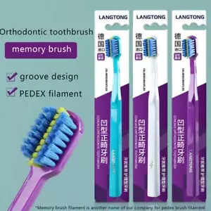 Orthodontic Toothbrush Hygiene Soft Bristles Brace Clean Brush Interd HOT - Picture 1 of 16