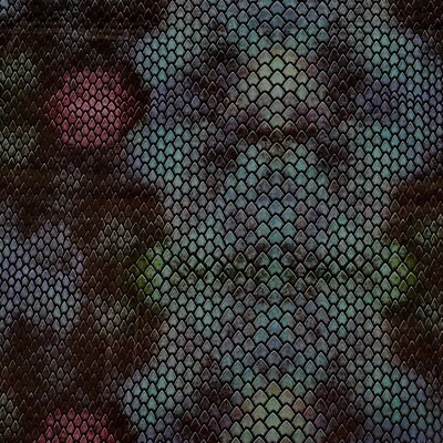 Dragon Scale 100% Cotton Fabric Timeless Treasures Dinosaur Skin Fantasy Magic