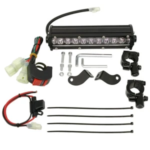"Kit de iluminación de barra de luz LED para manillar de 7/8"" lámpara de conducción moto de tierra" - Imagen 1 de 11