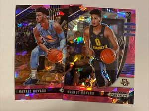 Lot 2020-21 Panini Draft Picks Markus Howard #80 #40 NM Pink Ice Prizm  - Picture 1 of 8
