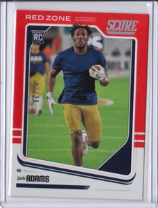 2018 Score Red Zone Parallel #364 Josh Adams - Notre Dame Fighting Irish/20 - Imagen 1 de 1