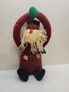 Weihnachtsmann Türknauf Aufhänger Weihnachten Fleece Plüsch Mütze Stofftier Russ  - Bild 1 von 8