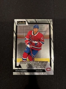 2023-24 O-Pee-Chee OPC Platinum Marquee Rookie 267 Sean Farrell RC Montreal - Imagen 1 de 2