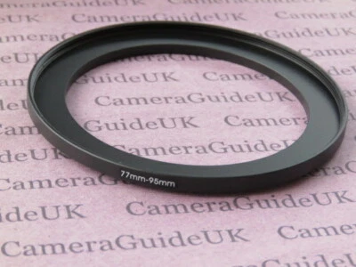 77mm to 95mm Male-Female Stepping Step Up Filter Ring Adapter 77mm-95mm  - Image 1 of 2