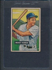 1951 Bowman #065 Mickey Vernon Senators Fair *534 - Picture 1 of 1