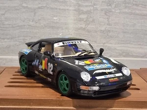 Burago PORSCHE 911 CARRERA RACING BLACK 1:18 *GOLD* COLLECTION IMMACULATE BOX - Picture 1 of 24