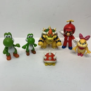 Jakks Pacific 2.5 Nintendo Super Mario Lot Of 6 Figures - Picture 1 of 8