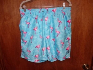 Men's Ocean Gear Flamingos trunks Shorts Size Large - Foto 1 di 1