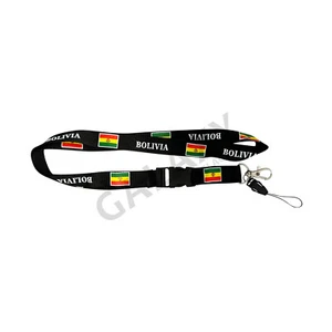 Bolivien Schlüsselband / Bolivien Flagge Lanyard - Bild 1 von 4