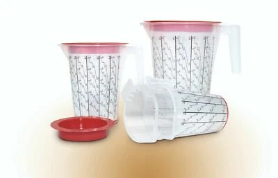 HSM Mischbechersystem 25 Einlagen + 1 Außenbehälter + 1 Deckel