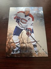 1998-99 In The Game Be A Player Auto Vincent Damphousse #217