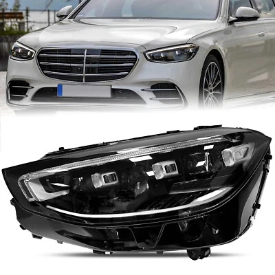 Driver Side Multibeam Led Headlight For 2021-2023 Mercedes-Benz S-Class W223 LH - Image 1 of 4