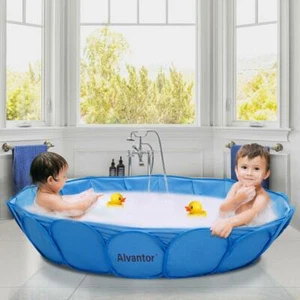 Alvantor Pop Up Kinderpool Kiddlie Dusche Haustier Badewanne Sandkasten faltbar leicht - Bild 1 von 37