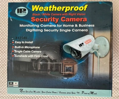 IP 56 Weatherproof Security Camera To TV COLOR Mic New - Image 1 of 4