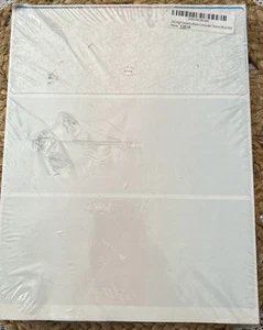 250 High Security Blank Check Stock Paper - Check on Top -  Blue Basketweave - Picture 1 of 3