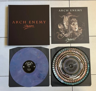 Arch Enemy Deceivers Limited Edition 2 colour Vinyl LP & CD Artbook Box Set - Image 1 of 4