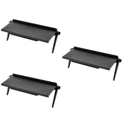  3 Pcs TV Stand Storage Shelf Telephone Stand Surveillance Stand - Image 1 of 4