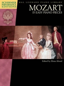 Mozart 15 Easy Piano Pieces Classical Solo Collection Sheet Music Schirmer Book - Picture 1 of 1