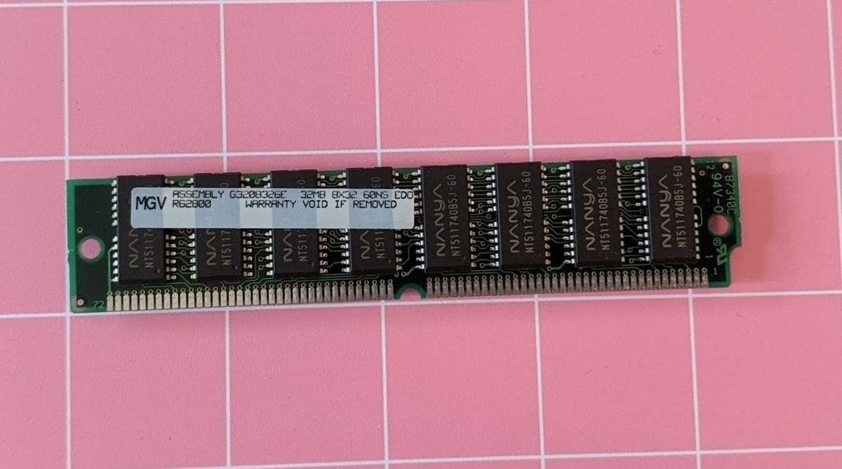 SIMM Computer RAM 32 MB Total Capacity 72 Pins for sale | eBay