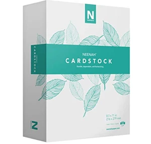 Neenah weißer Karteikarton, 300 Blatt, 110 Pfund/199 GSM, 94 Helligkeit 8,5 Zoll x 11 Zoll - Bild 1 von 8