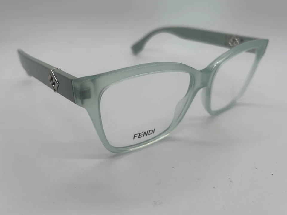 NUEVO FENDI FE50117I 093 GAFAS VERDE CLARO 55-15-145mm Viene con Juego Completo Foto 1 de 4