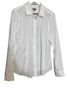 Talbots knitterarm weiß Baumwolle Knopfleiste langes SLV Hemd Plus 16 Kapseln - Bild 1 von 6