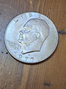 1977-D Eisenhower One Dollar. - Picture 1 of 2